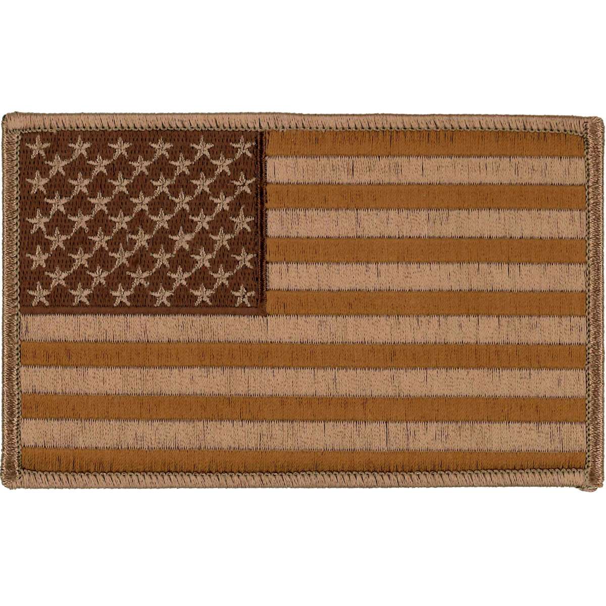 ppa7032-a01_20_1200x1200_29db6ff9-95ee-417e-9153-3994cc0914a3.jpg Hot Leathers PPA7032 Brown American Flag 5″ Patch - Image 1