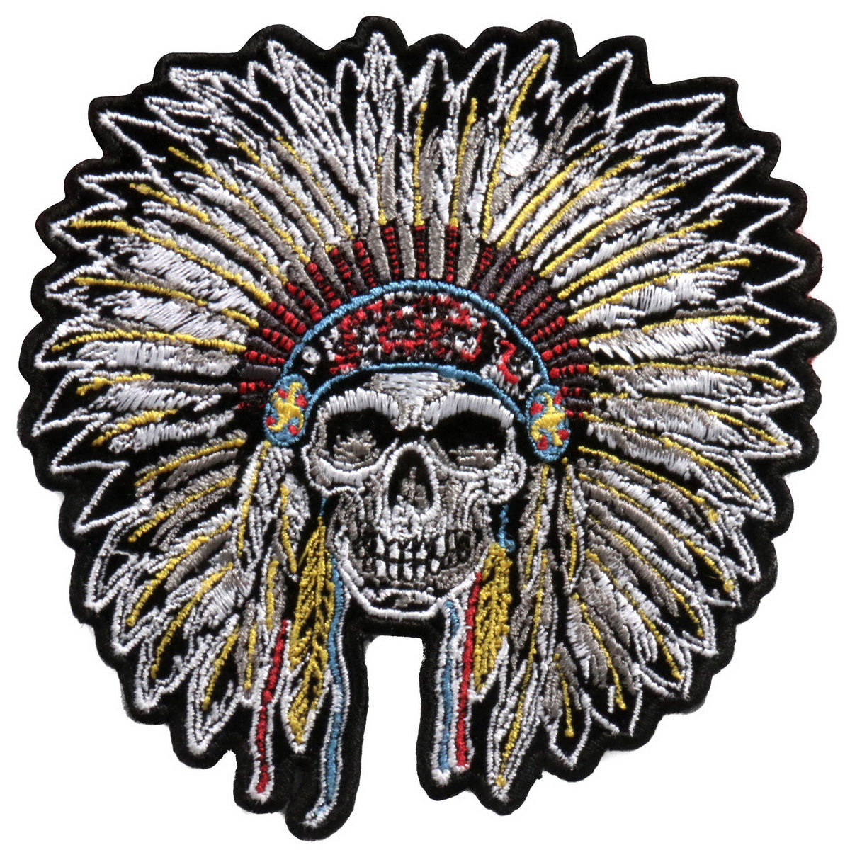 ppa7503-a01.jpg Hot Leathers PPA7503 Full Headdress 4″ x 4″ Patch - Image 1