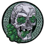 Hot Leathers PPA7575 Irish Skull 4″ x 4″ Patch