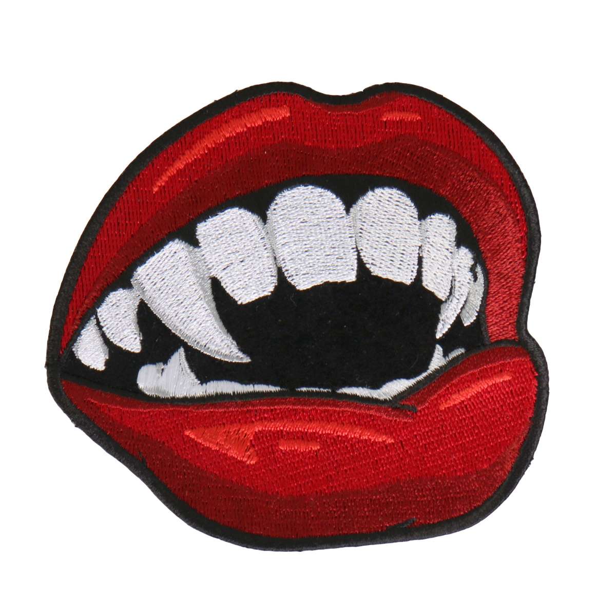 ppa859-a01_20_1200x1200_8aa44afd-82f4-4d23-a153-7c09b20ca599.jpg Hot Leathers Vampire Fangs Embroidered 4″X4″ Patch PPA8590 - Image 1