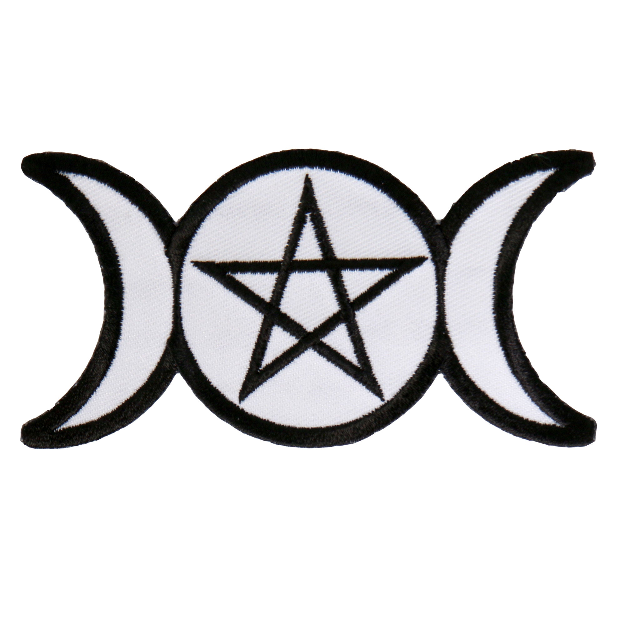 ppa863-a01.jpg Hot Leathers PPA8632 Pagan Triple Goddess Embroidered 4″X2″ Patch - Image 1
