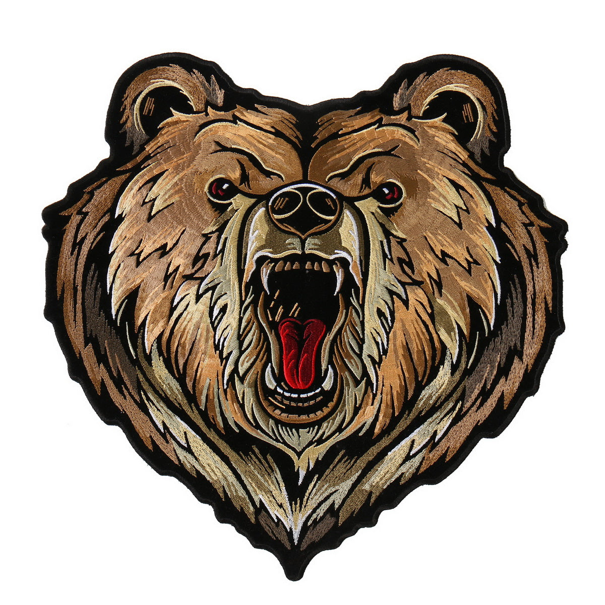 ppa8937-a01.jpg Hot Leathers PPA8937 Bear 12″x 12″ Patch - Image 1