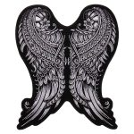 Hot Leathers PPA9183 Ornate Angel Wings 4″ x 5″ Patch