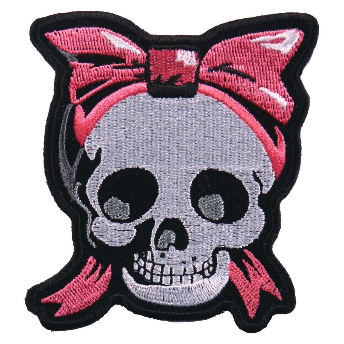ppa926-a01_20_1200x1200_e29a2ec4-e14d-4f93-b0a7-47073ad83eb8.jpg Hot Leathers Skull Girly 3″x3″ Patch PPA9260 - Image 1
