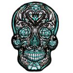 Hot Leathers Antique Sugar Skull 4″ Patch PPA9403