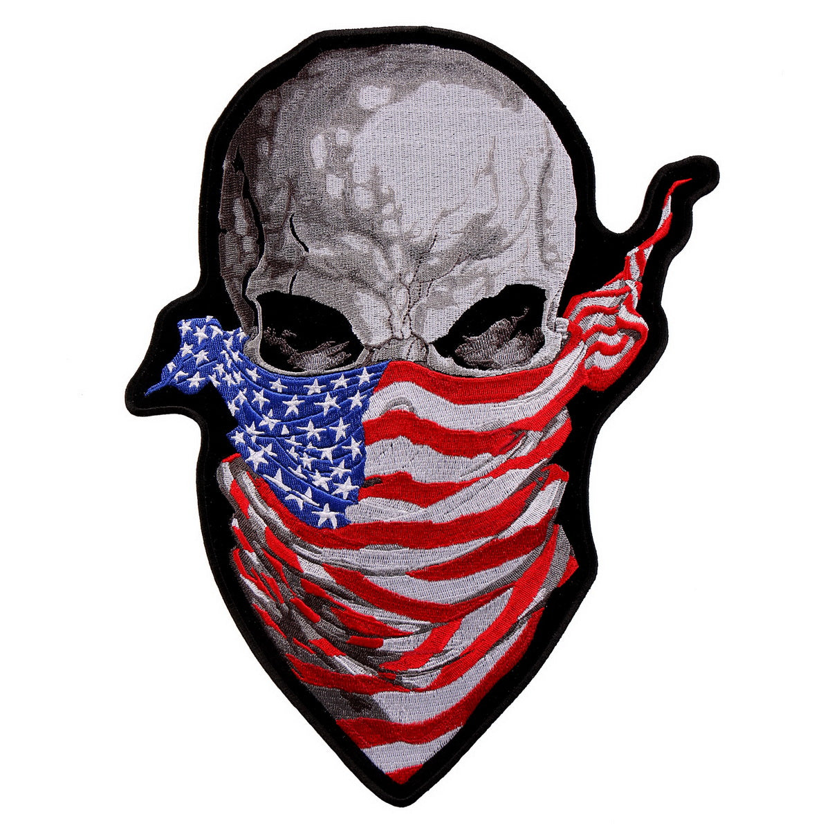 ppa9589-a01.jpg Hot Leathers PPA9589 America Rising Skull 9″x 12″ Patch - Image 1