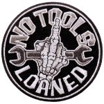 Hot Leathers PPA9700 No Tools Loaned 3″x3″ Patch