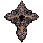 Hot Leathers PPA9737 Rhinestone Cross 8″x9″ Patch