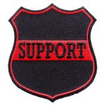 Hot Leathers PPA9860 Support Red 3″x3″ Patch