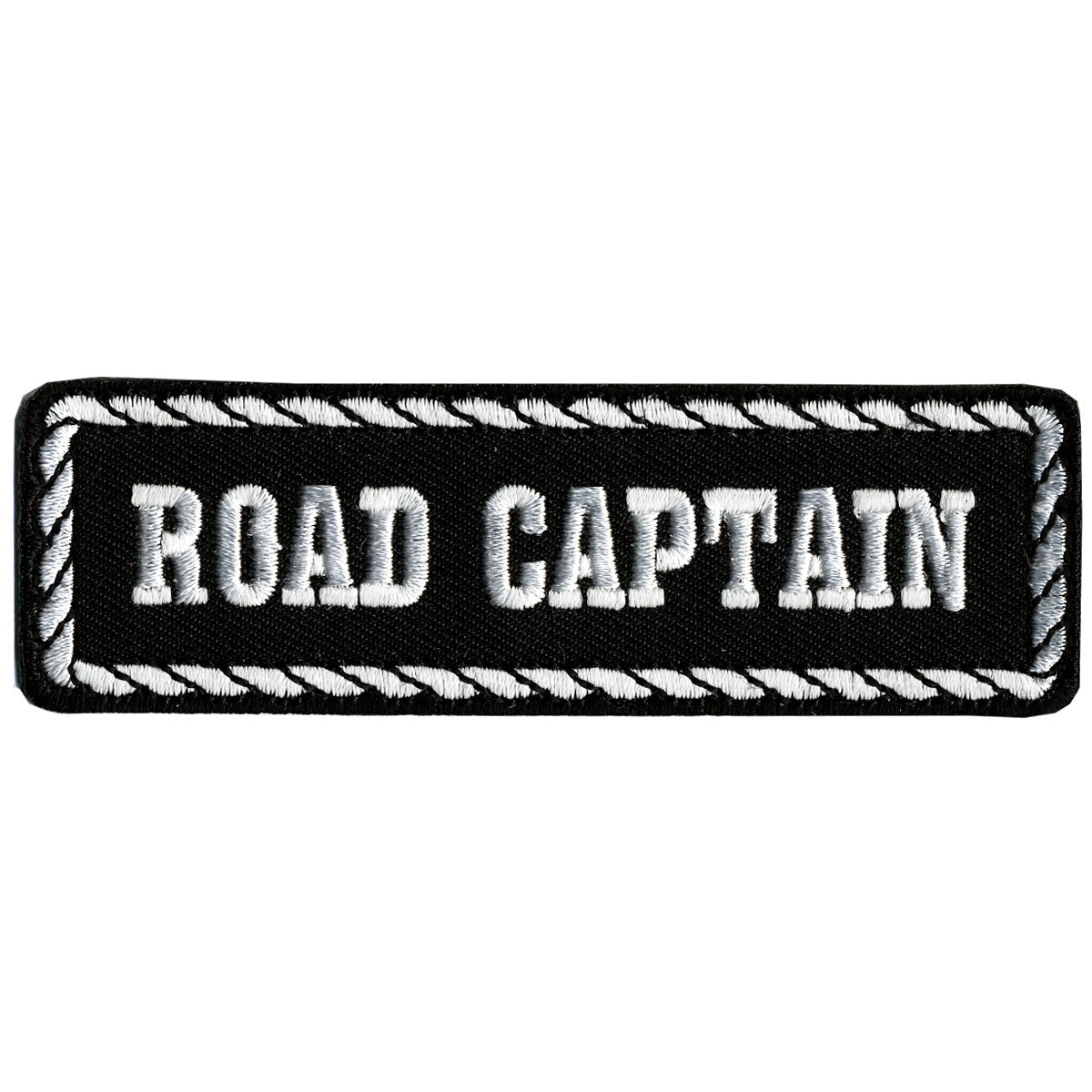 ppd1003-a01.jpg Hot Leathers Road Captain 4″ x 1″ Patch PPD1003 - Image 1