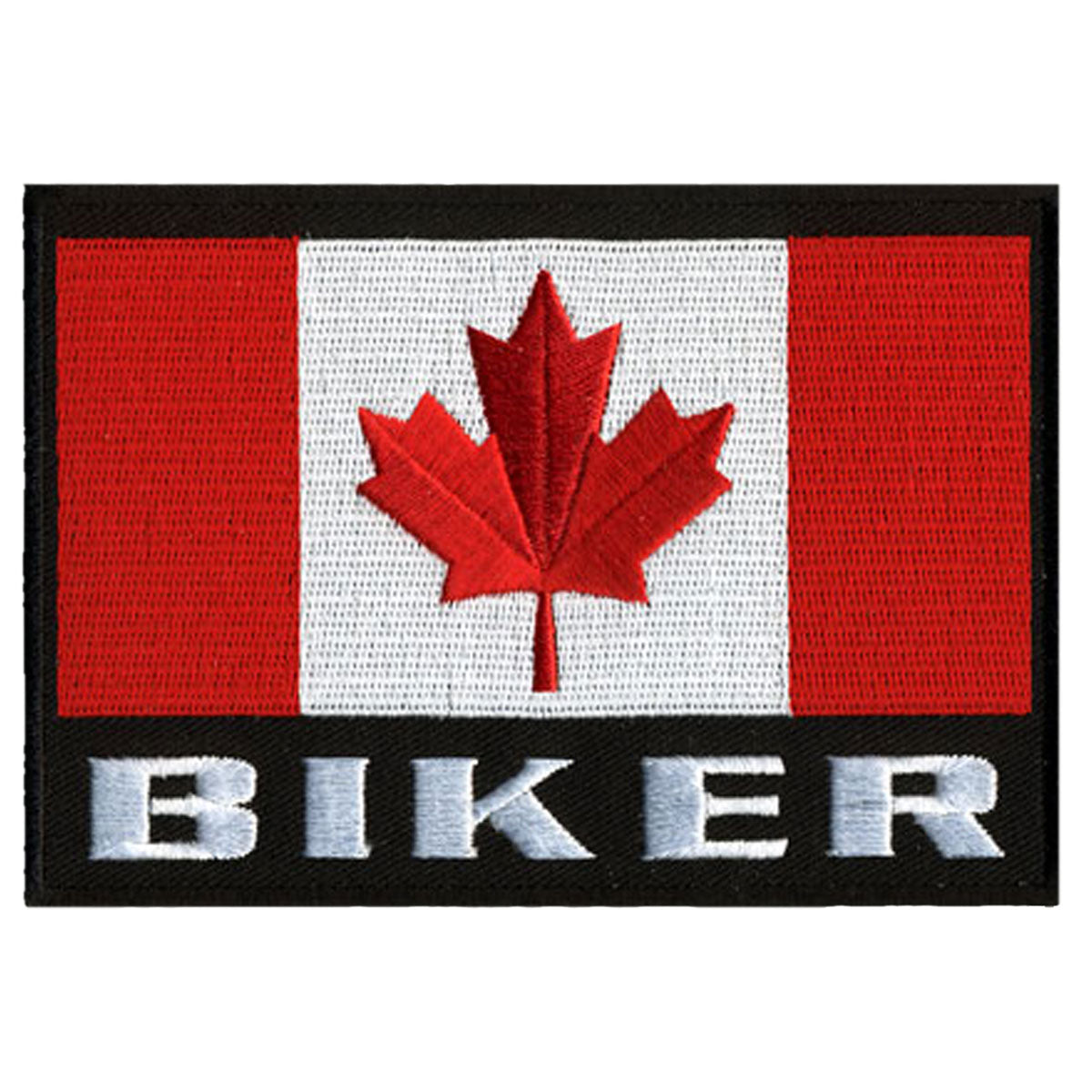 ppf5006-a01.jpg Hot Leathers PPF5006 Canadian Biker Flag 5″ x 4″ Patch - Image 1