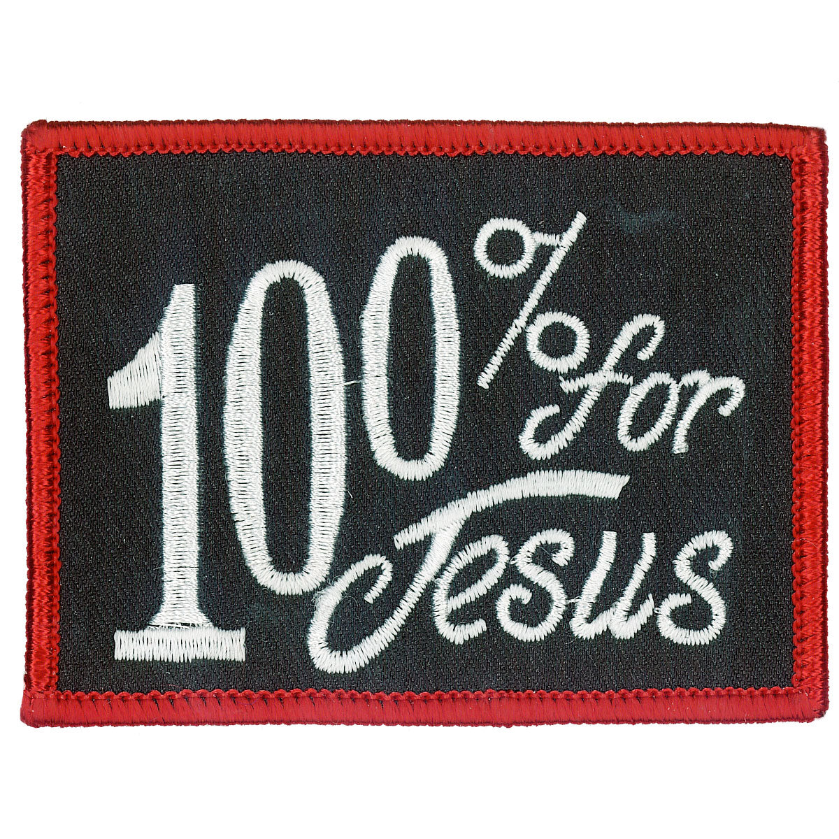 ppl9078-a01.jpg Hot Leathers PPL9078 100% For Jesus 3″ x 2″ Patch - Image 1