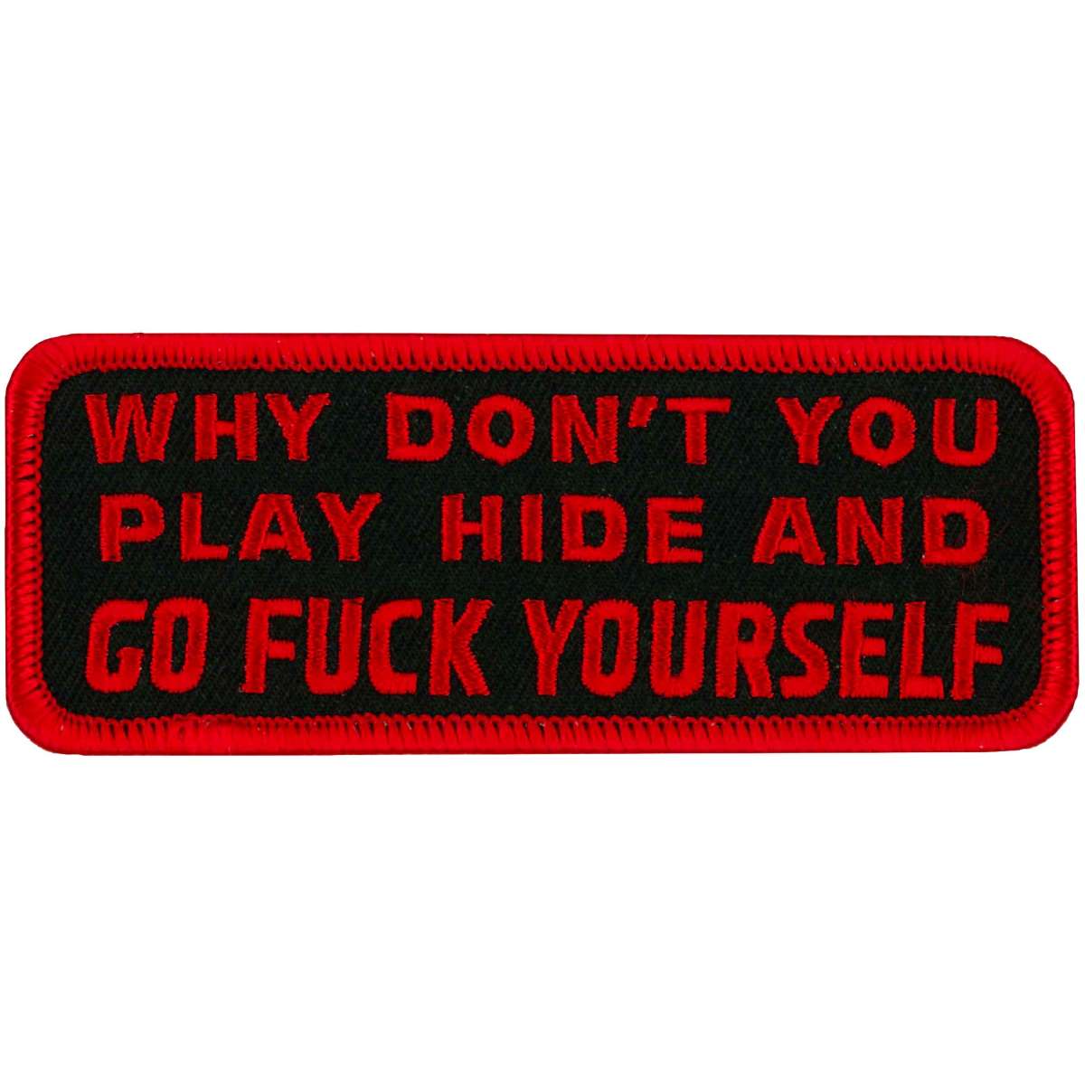 ppl9152-a01.jpg Hot Leathers Patch Hide & Go Fuck Yourself Ppl9152 - Image 1