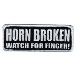 Hot Leathers PPL9246  Horn Broken 4″ x 2″ Patch