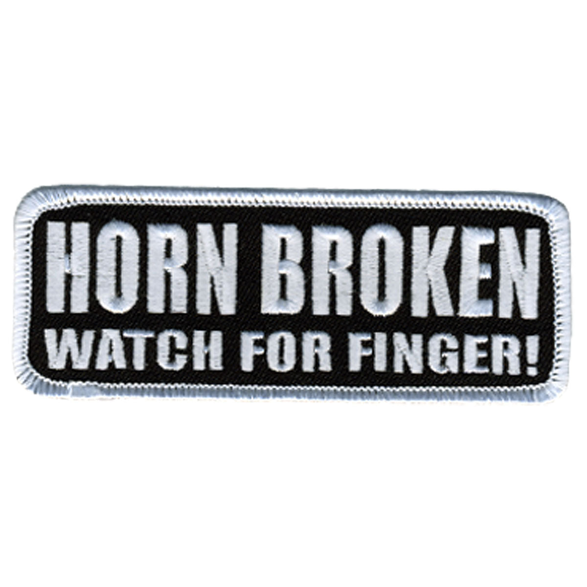ppl9246-a01.jpg Hot Leathers PPL9246 Horn Broken 4″ x 2″ Patch - Image 1