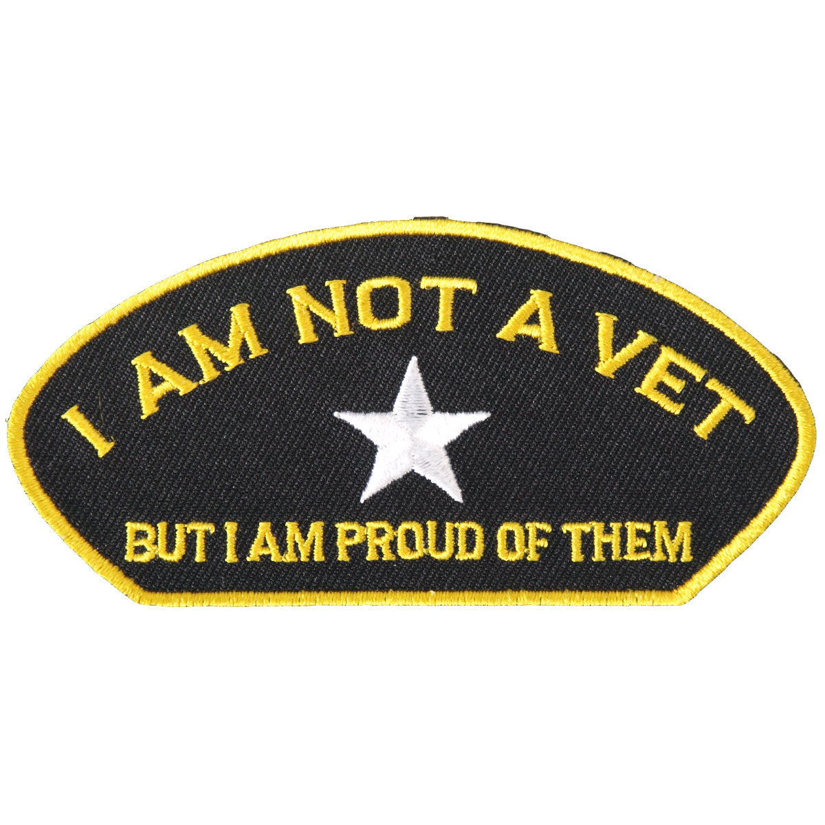 ppl9319-a01.jpg Hot Leathers PPL9319 Not a Vet 4″ x 2″ Patch - Image 1