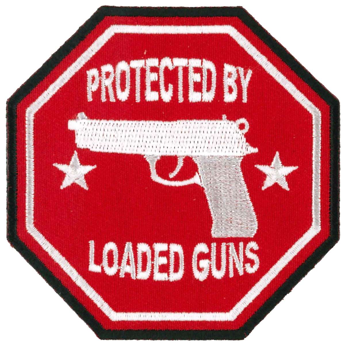 ppl9329-a01_20_1200x1200_52b838f3-3fb7-4003-8693-7eedae2ddd67.jpg Hot Leathers PPL9329 Protected by Loaded Guns Patch - Image 1