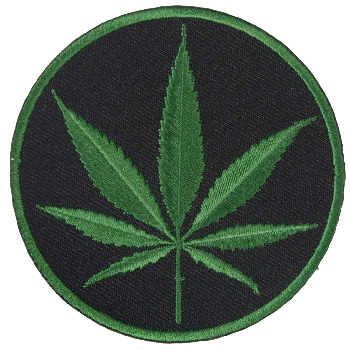 ppl9334-a01.jpg Hot Leathers PPL9334 Cannabis Embroidered 3″ x 3″ Patch - Image 1
