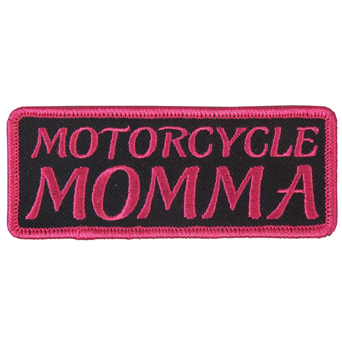 ppl9336-a01.jpg Hot Leathers PPL9336 Motorcycle Momma Embroidered 4″ x 2″ Patch - Image 1