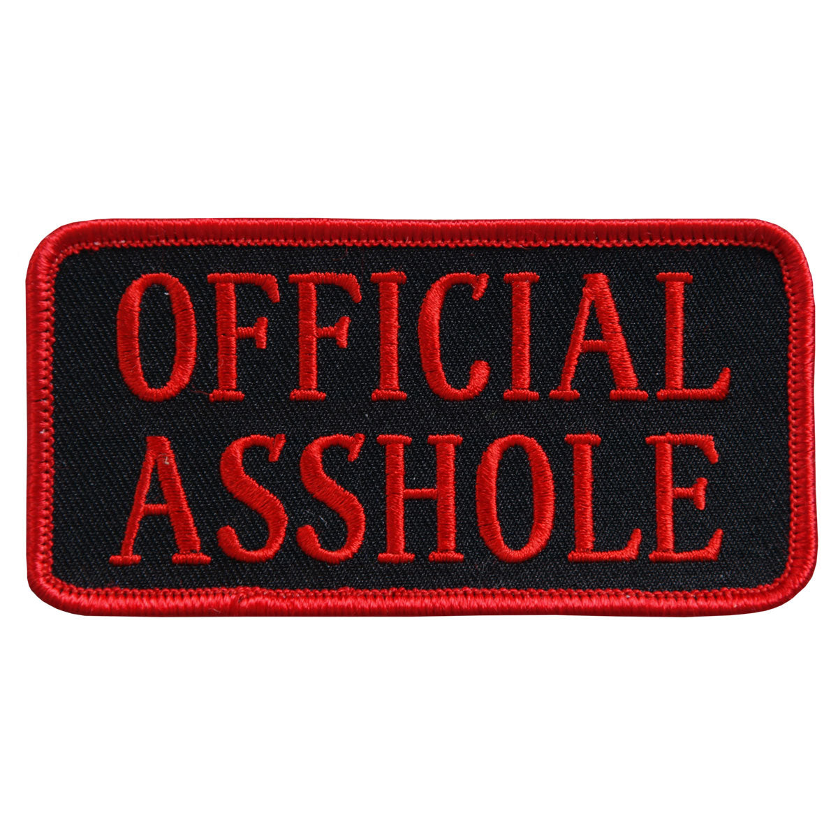 ppl9442-a01.jpg Hot Leathers PPL9442 Official Asshole 4″ x 2″ Patch - Image 1