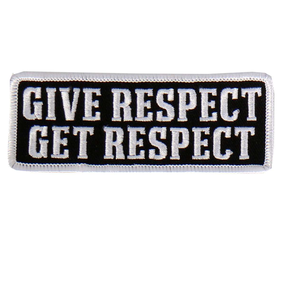 ppl9471-a01_20_1200x1200_3fdd9933-6c44-421b-8977-18a99190c8cc.jpg Hot Leathers Give Respect Embroidered Patch PPL9471 - Image 1