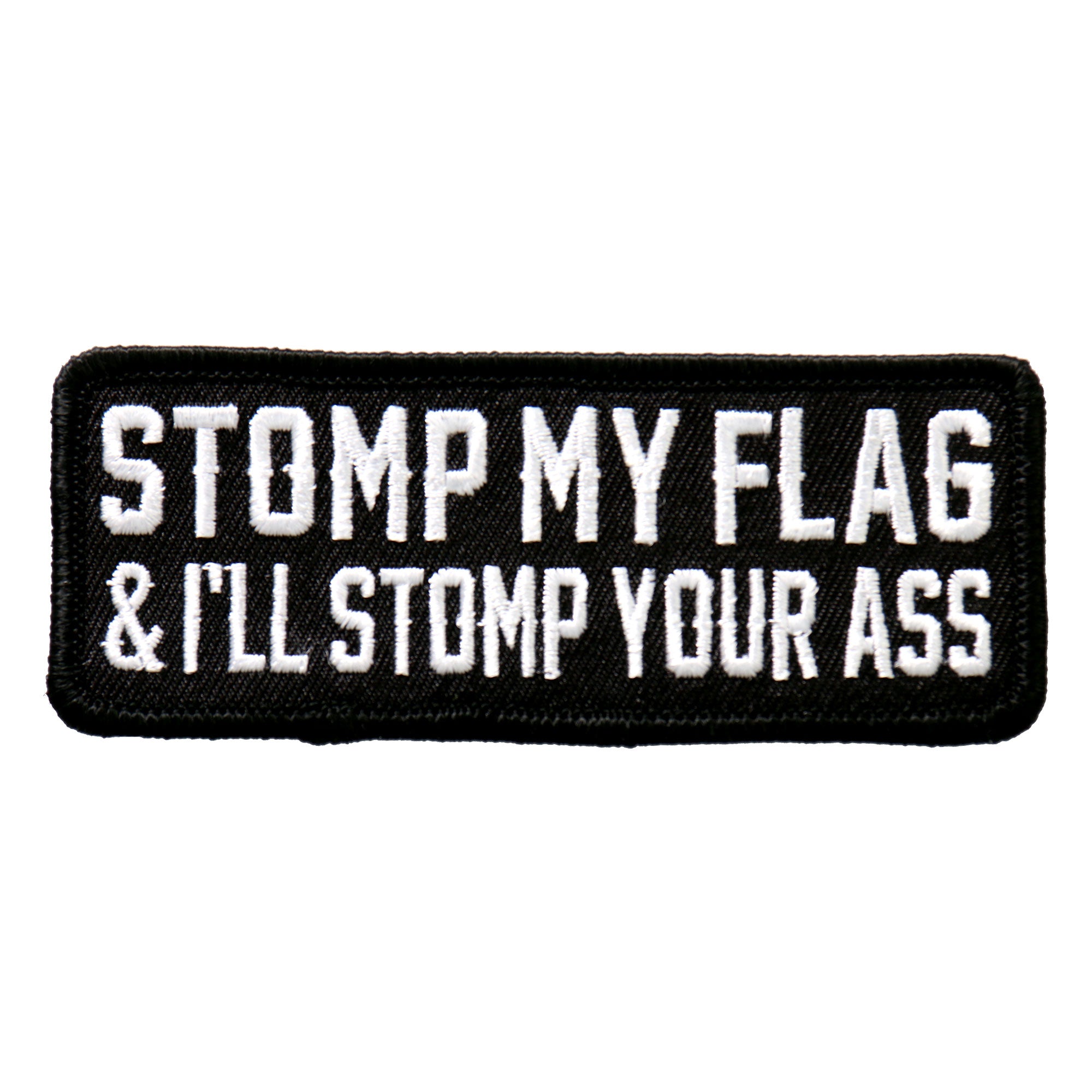 ppl9495-a01.jpg Hot Leathers PPL9495 Stomp My Flag 4″x1″ Patch - Image 1