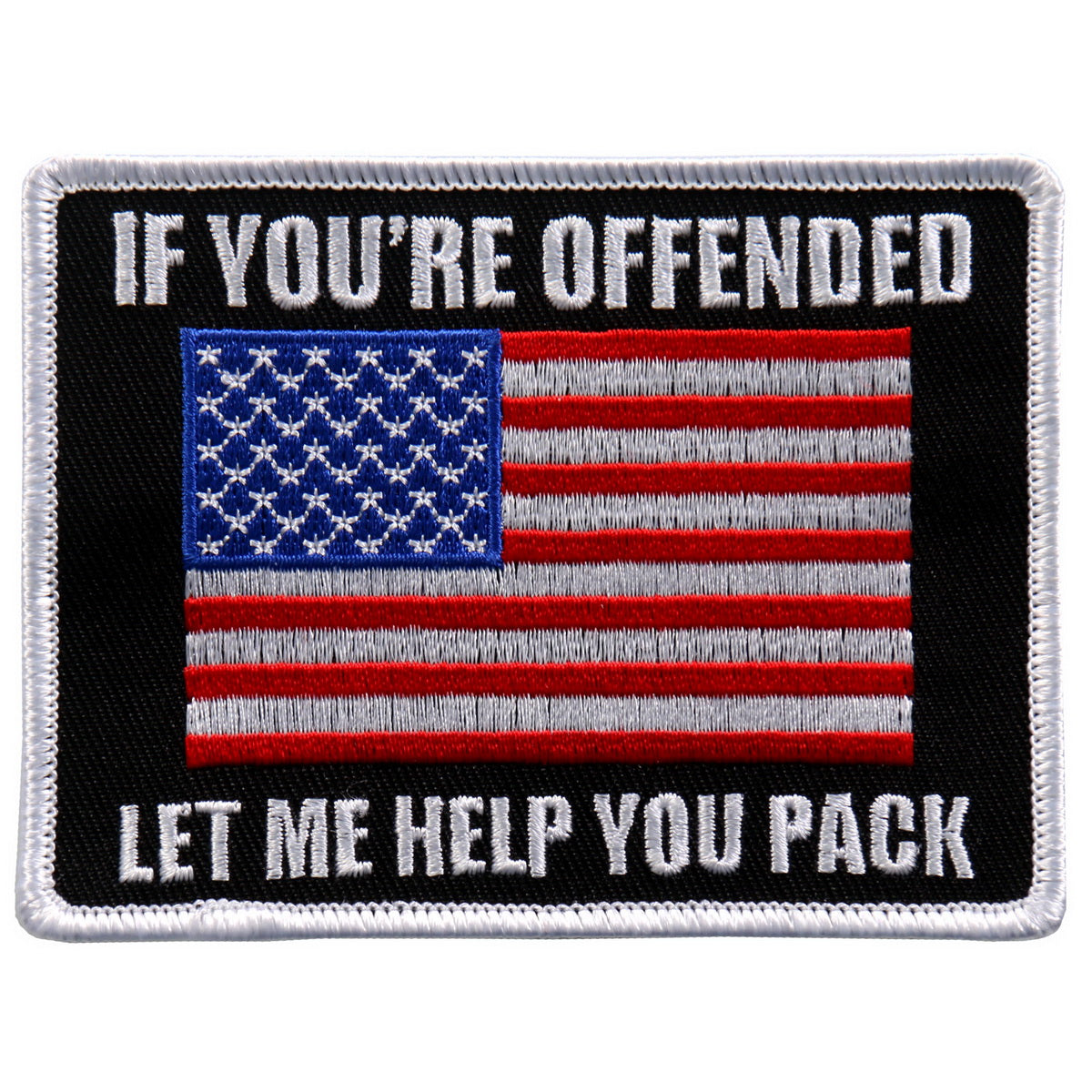 ppl9615-a01.jpg Hot Leathers PPL9615 If You’re Offended 4″x 4″ Patch - Image 1