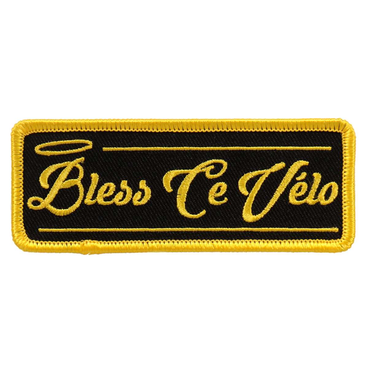 ppl9628-a01_20_1200x1200_2c1a8e81-d7a2-4a26-8cc3-a5b8410fc59d.jpg Hot Leathers Bless Ce Velo 4″x1″ Patch PPL9628 - Image 1