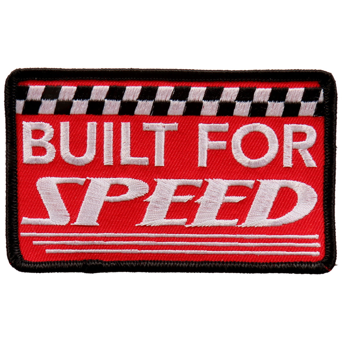 ppl9674-a01.jpg Hot Leathers PPL9674 Built for Speed 4″x3″ Patch - Image 1
