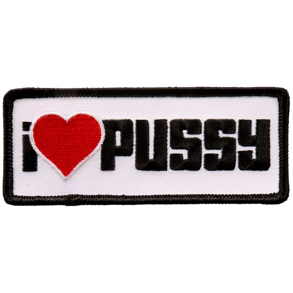 ppl9685-a01.jpg Hot Leathers I Heart Pussy 4″x2″ Patch PPL9685 - Image 1