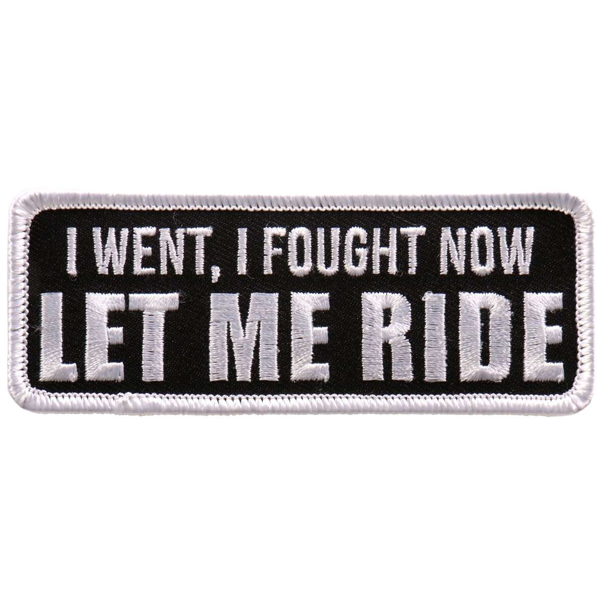 ppl9741-a01_20_1200x1200_3d85366e-6cf2-43ab-b9e3-1288e8120883.jpg Hot Leathers Let Me Ride 4″x2″ Patch PPL9741 - Image 1