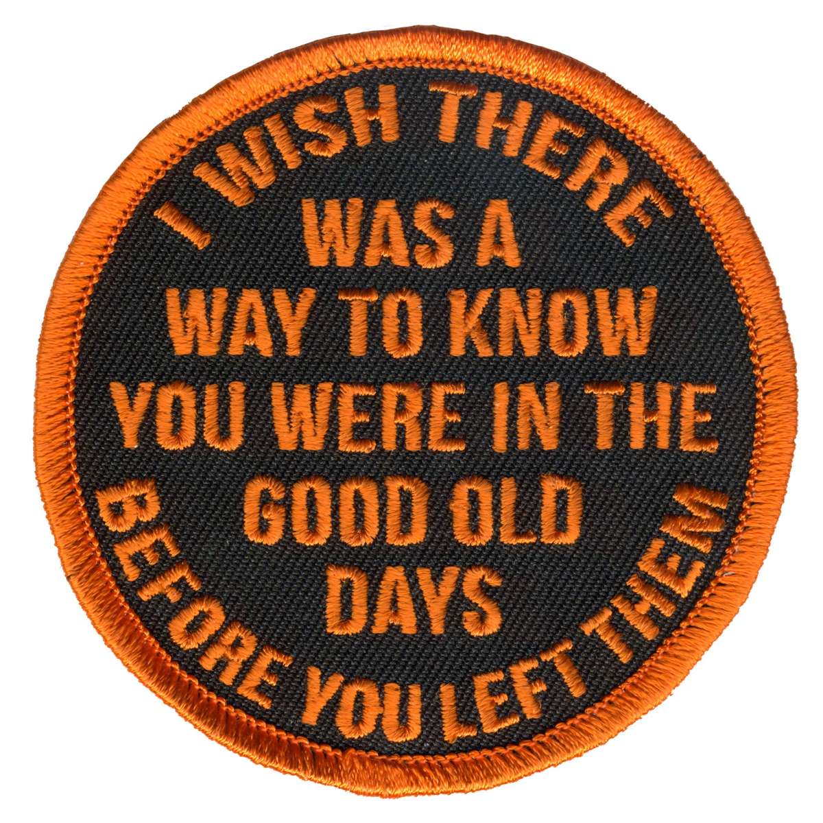 ppl9773-a01_20_1200x1200_6fce0ca6-b6a0-4191-b930-cc58bb7fdb4e.jpg Hot Leathers Good Old Days 3″ X 3″ Patch PPL9773 - Image 1