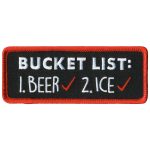 Hot Leather Bucket List Patch PPL9782