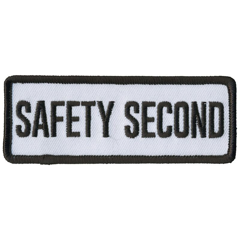 ppl9793-a01_800.jpg Hot Leathers PPL9793 Safety Second 4″x 2″ Patch - Image 1