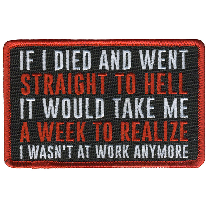 ppl9798-a01_800.jpg Hot Leathers PPL9798 Week To Realize 4″x 3″ Patch - Image 1