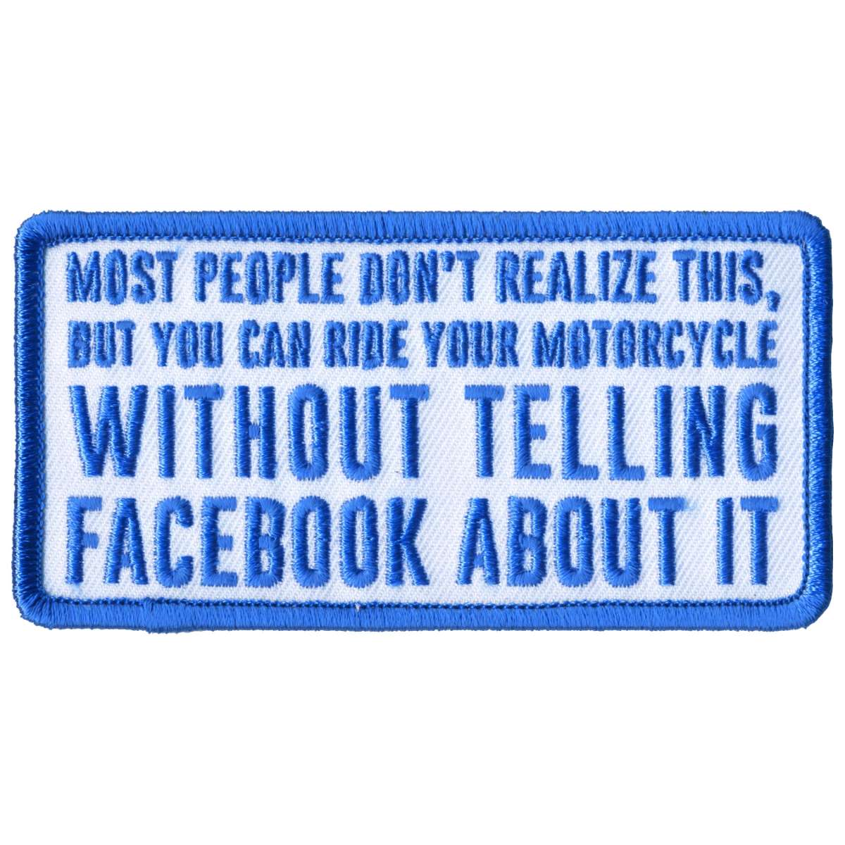 ppl9799-a01_20_1200x1200_6c896289-fcaa-45b3-a5d0-1c1befd0d107.jpg Hot Leathers Without Telling Facebook Patch PPL9799 - Image 1