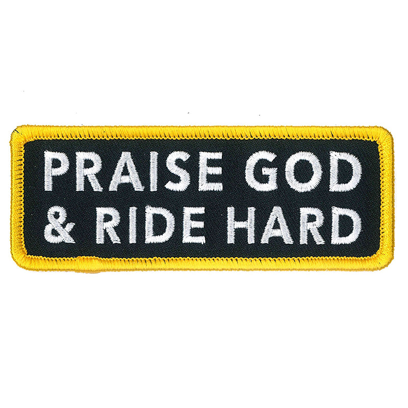 ppl9804-a01_800.jpg Hot Leathers PPL9804 Praise Ride 4″x 2″ Patch - Image 1