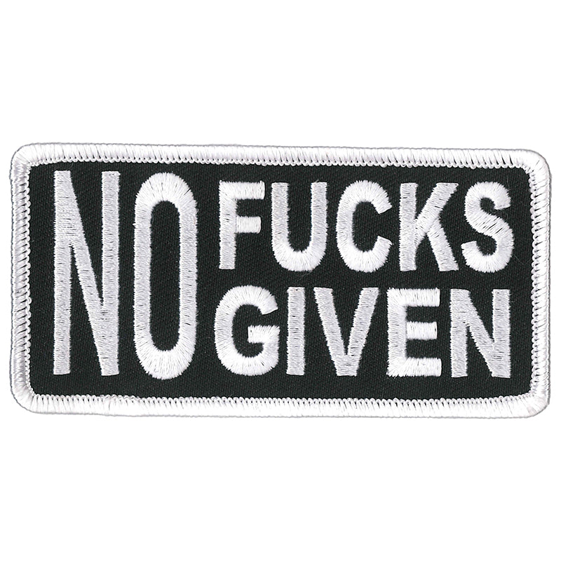 ppl9830-a01_800.jpg Hot Leathers PPL9830 No Fucks Given 4″x 2″ Patch - Image 1