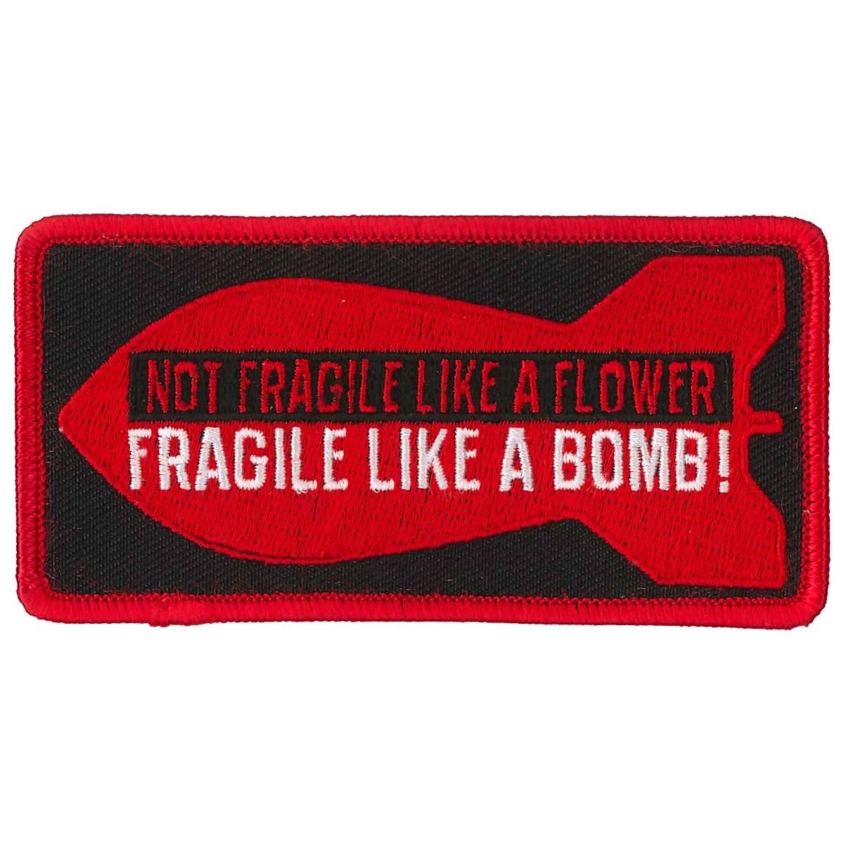 ppl9835-a01_20_1200x1200_948cc6ed-240b-4f1f-bdb4-bd20e133fe92.jpg Hot Leathers Fragile Bomb Patch PPL9835 - Image 1