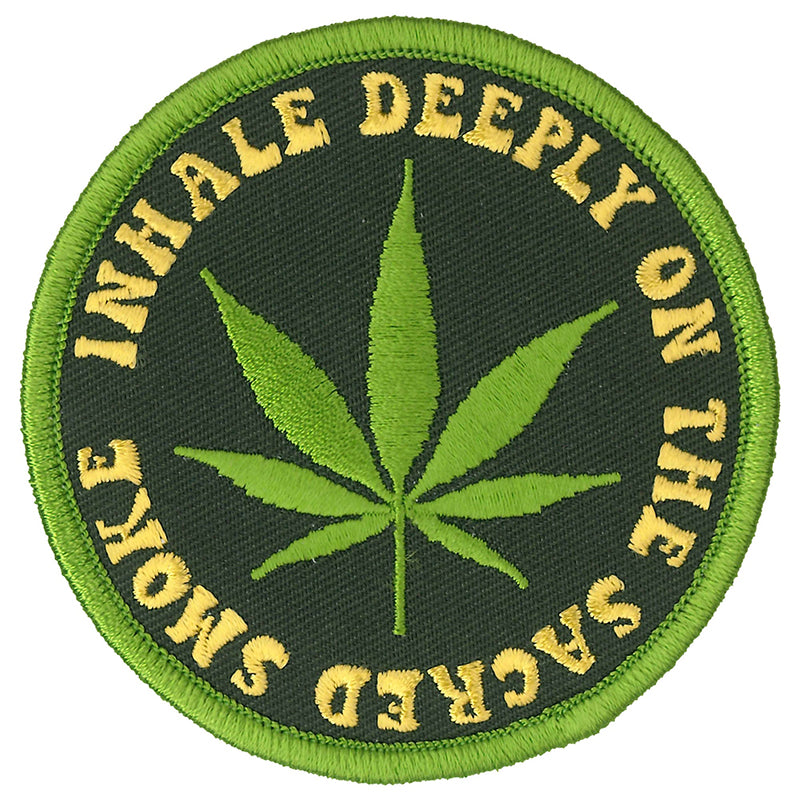 ppl9837-a01_800.jpg Hot Leathers PPL9837 Inhale Deeply 3″x 3″ Patch - Image 1