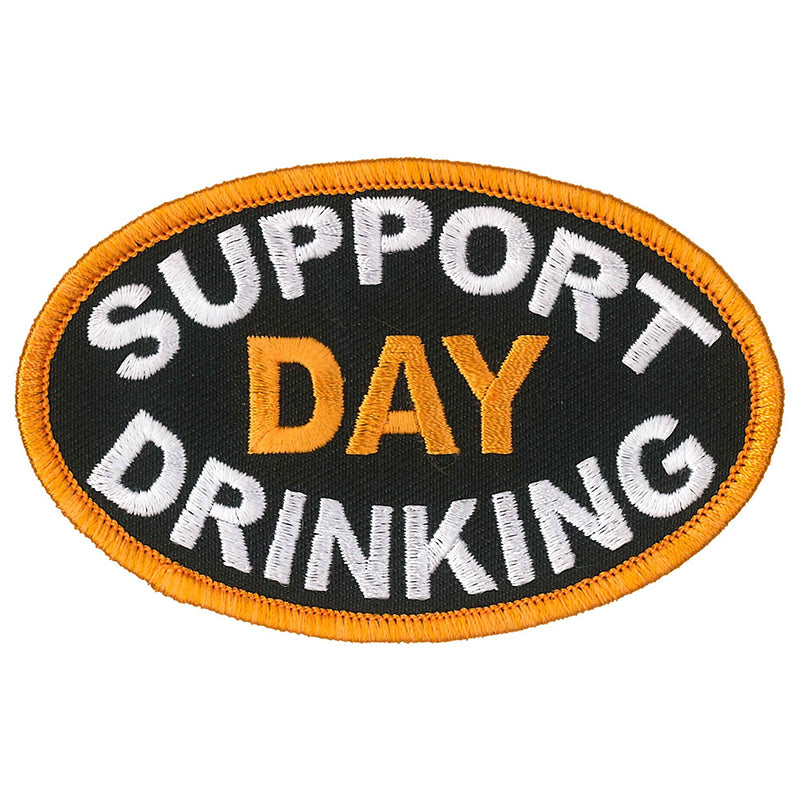 ppl9841-a01_1_800.jpg Hot Leathers PPL9841 Support Day Drinking 4″x 2″ Patch - Image 1