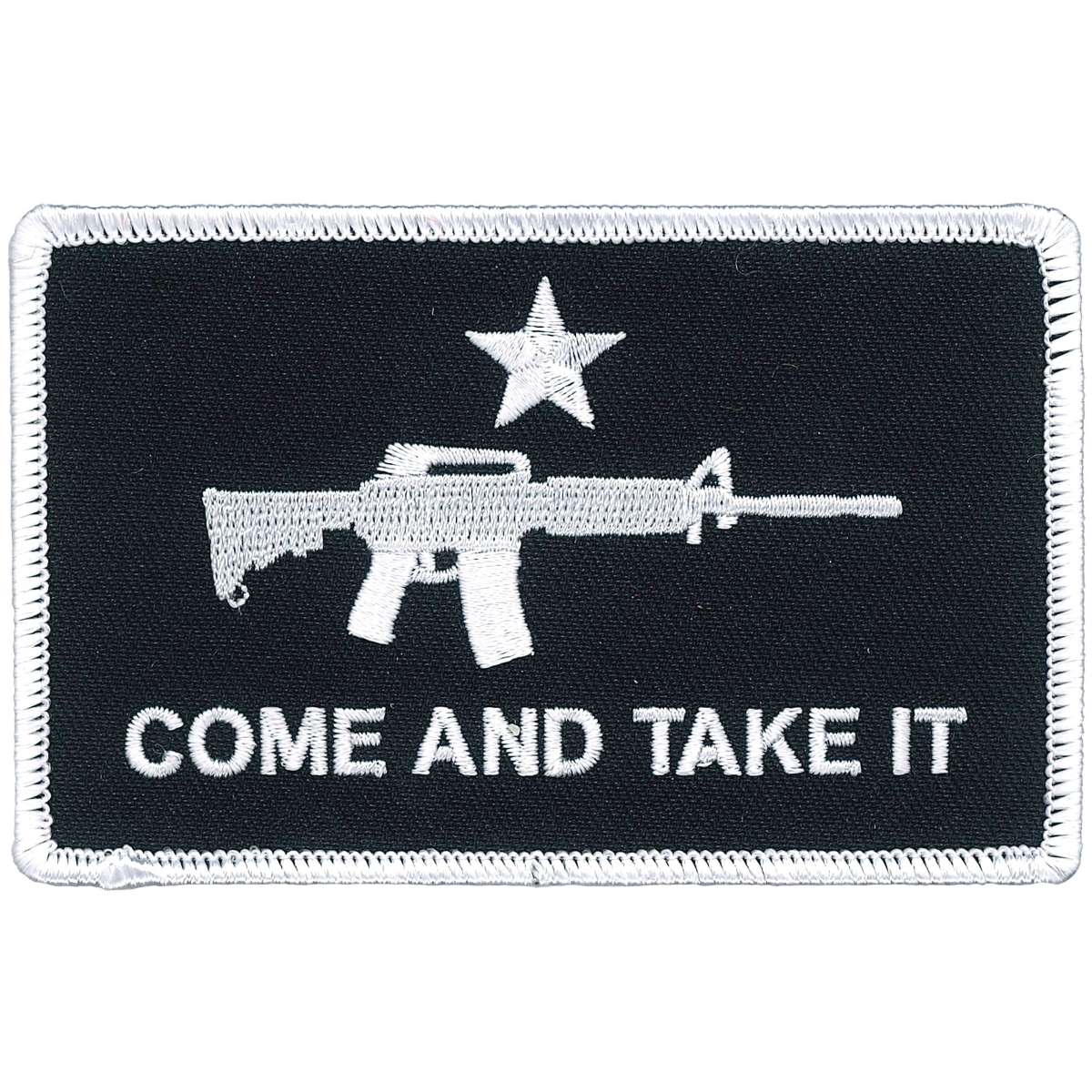 ppl9843-a01_20_1200x1200_251dd15f-c3d2-4490-8a09-f210b4998436.jpg Hot Leathers Come Take It Rifle Patch PPL9843 - Image 1