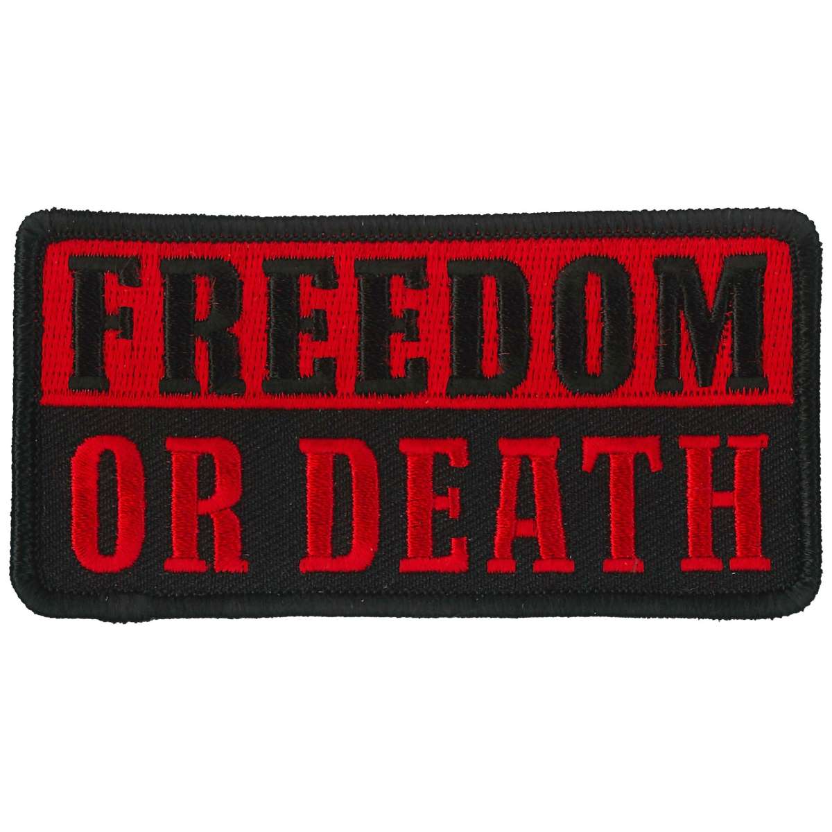 ppl9855-a01_20_1200x1200_c75a3635-6e7b-429e-893b-7f02f0d06813.jpg Hot Leathers Freedom or Death Patch PPL9855 - Image 1