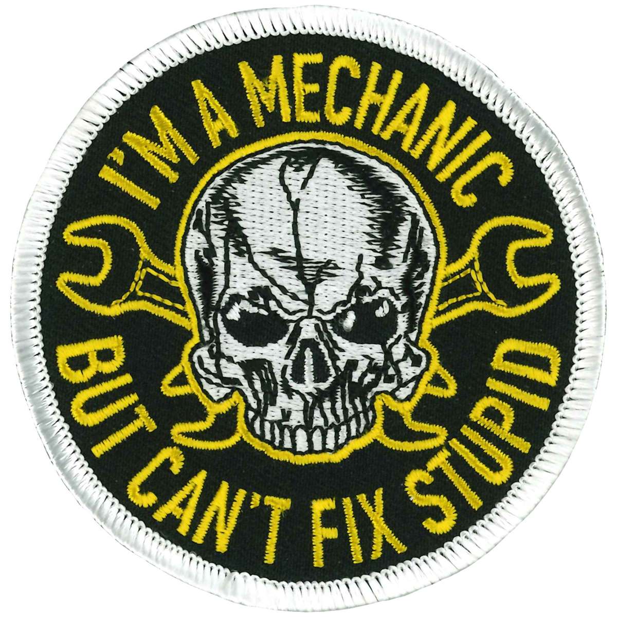 ppl9874-a01.jpg Hot Leathers Can’t Fix Stupid 3″ X 3″ Patch PPL9874 - Image 1