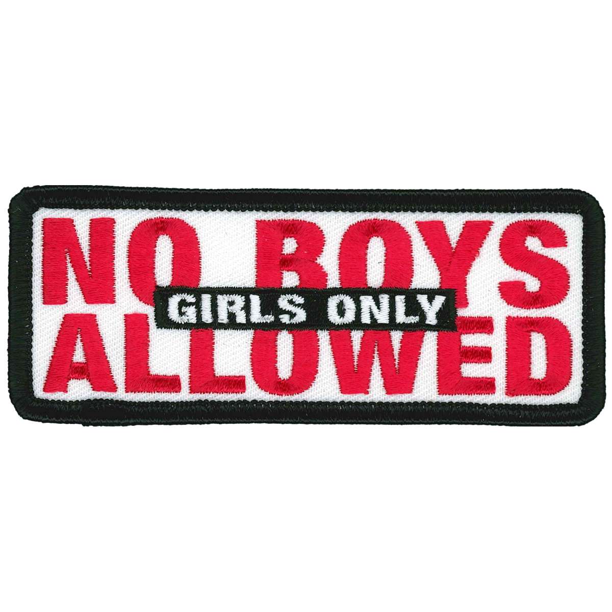 ppl9923-a01_20_1200x1200_480c85e6-48d3-4499-8139-05329c134c8e.jpg Hot Leathers No Boys Allowed Patch PPL9923 - Image 1