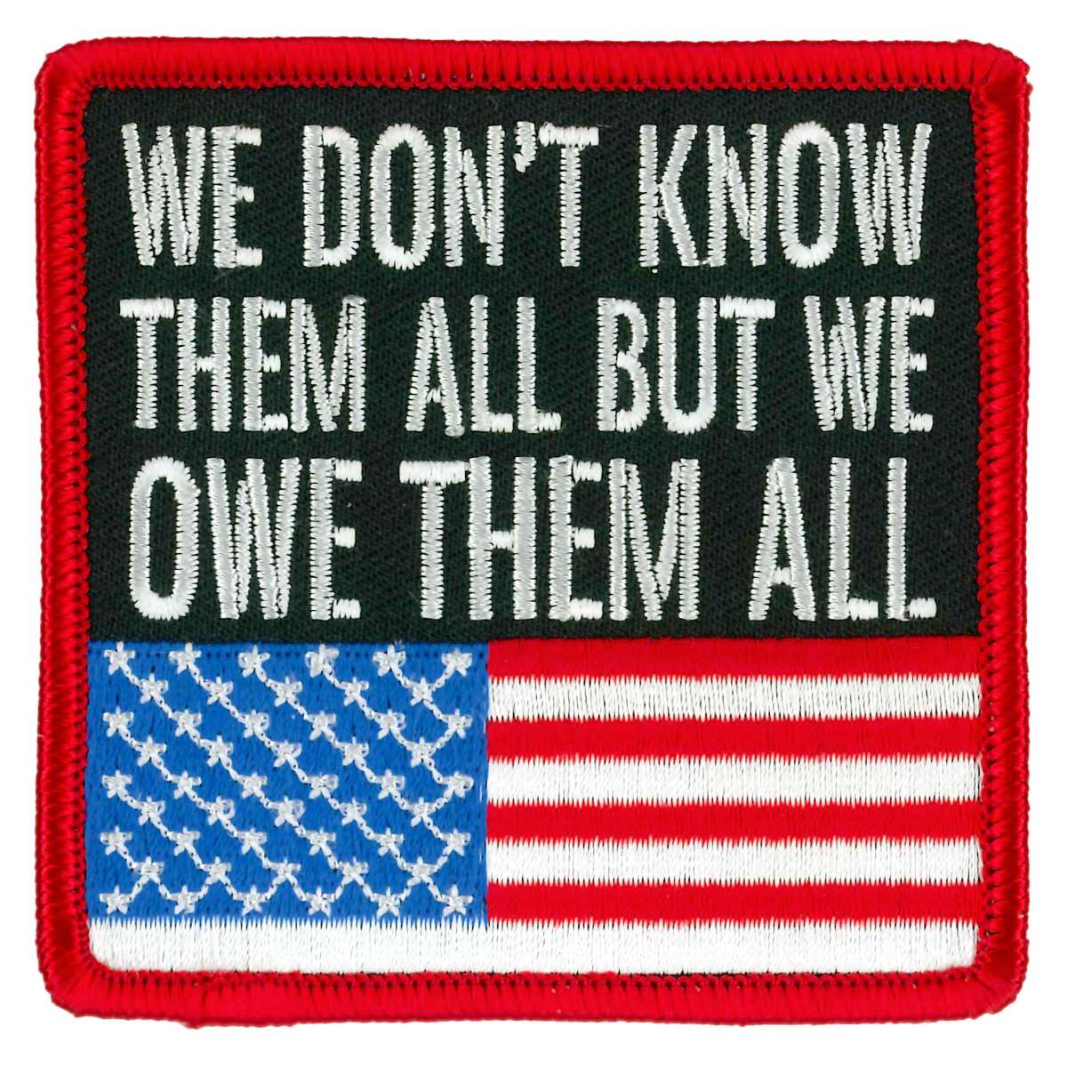 ppl9965-a01_20_1200x1200_b7bf67b6-5475-47a0-b1b4-33450fe6a445.jpg Hot Leathers We Owe Them All Patch PPL9965 - Image 1