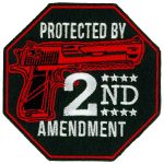 Hot Leathers Protected By 2nd Amendment Patch PPL9968