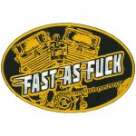 Hot Leathers Fast As Fuck 4″ X 2″ Patch PPL9987