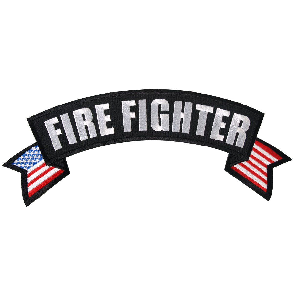 ppm2004-a01.jpg Hot Leathers Fire Fighter Banner 11″ x 3″ Patch PPM2004 - Image 1
