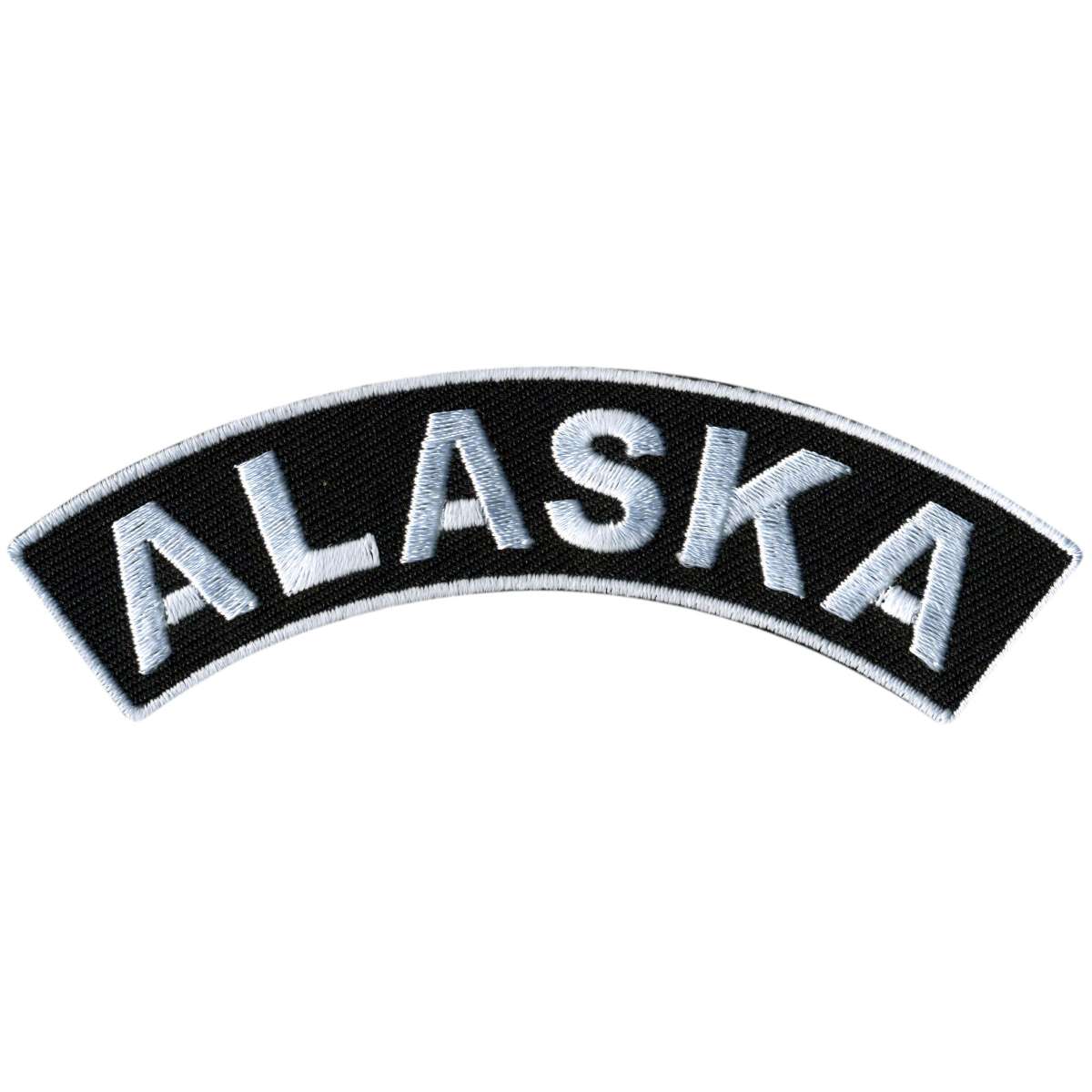 ppm4004-a01_20_1200x1200_f72c479d-bb76-4681-baf1-e7ace6ec3ab9.jpg Hot Leathers Alaska 4″ X 1″ Top Rocker Patch PPM4004 - Image 1